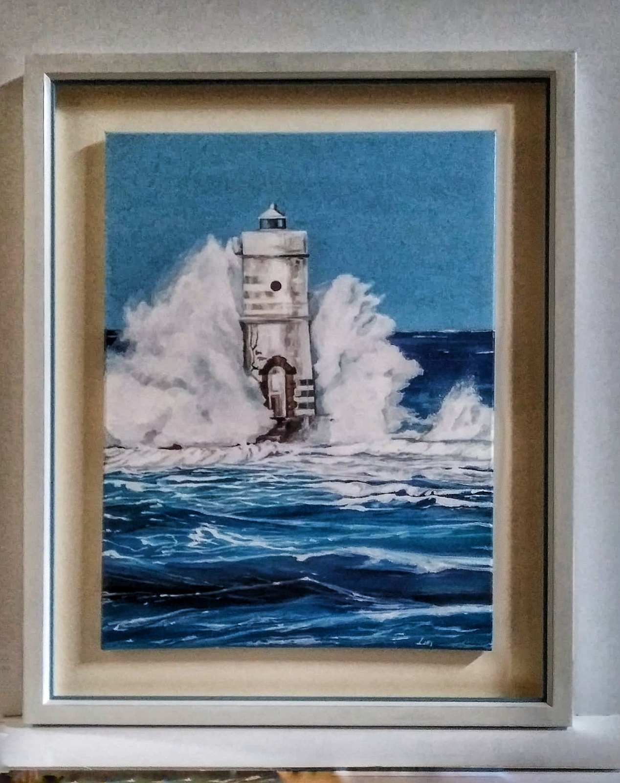 Cornice classica dipinto faro