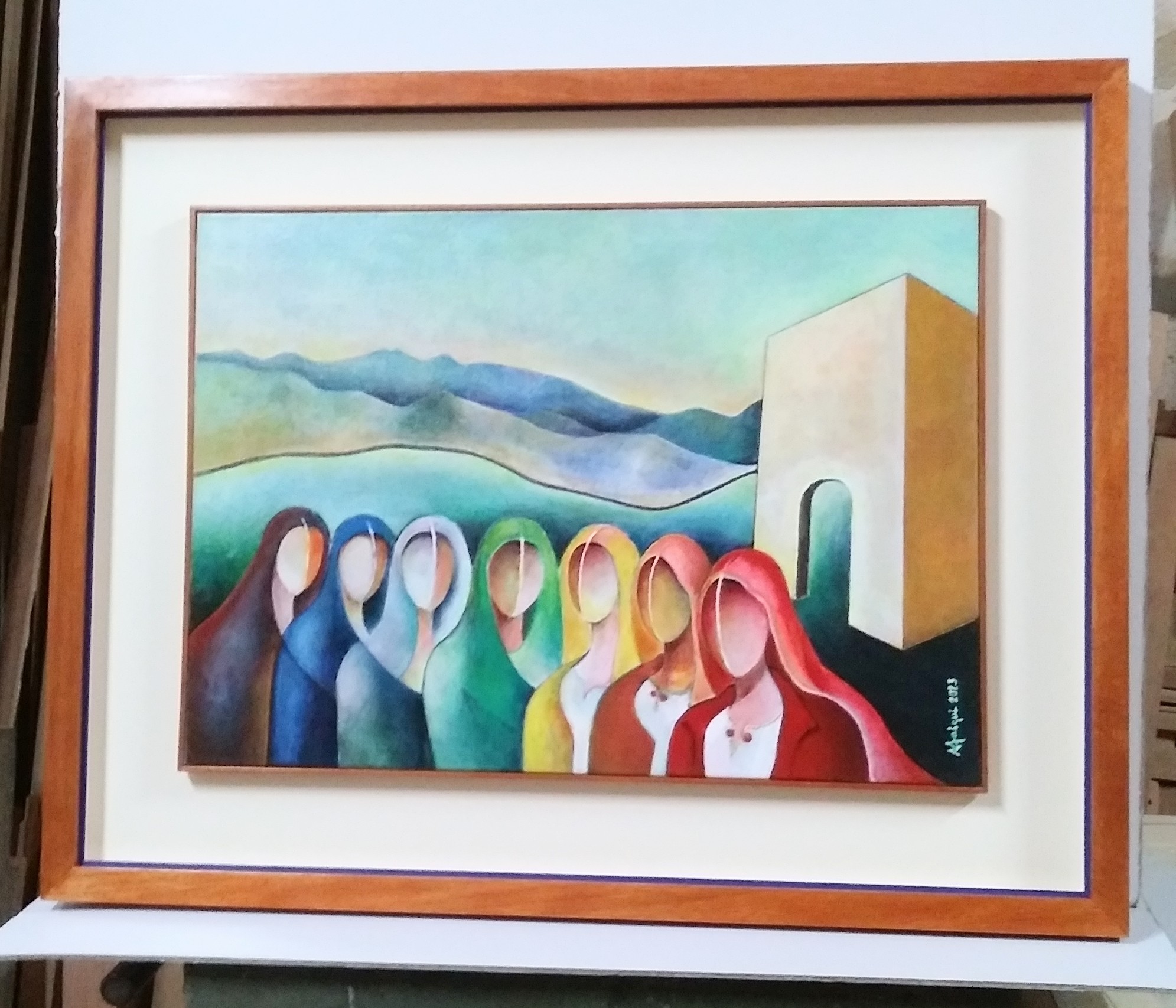 Cornice legno opera d'arte