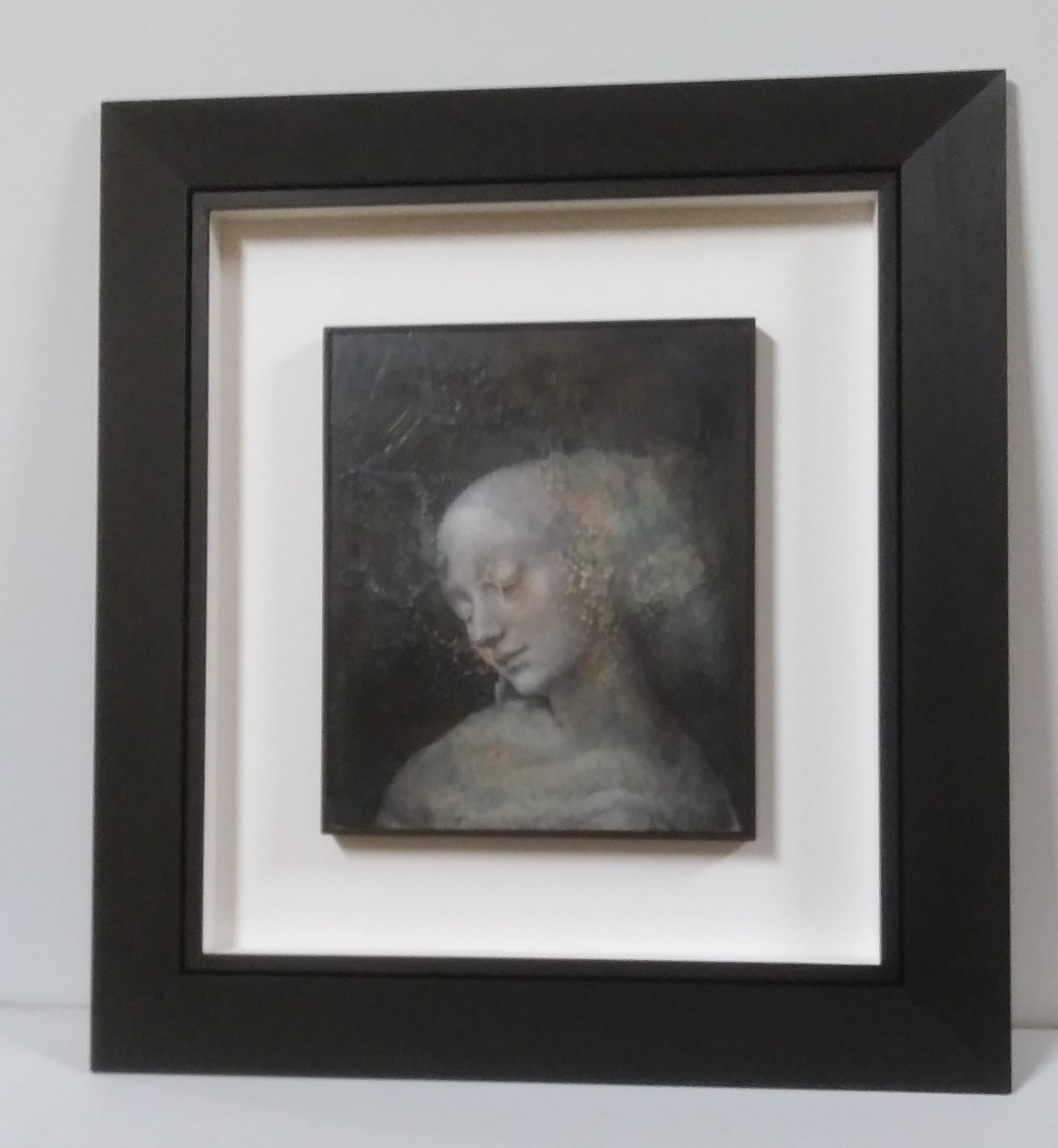 Cornice nera moderna rovere