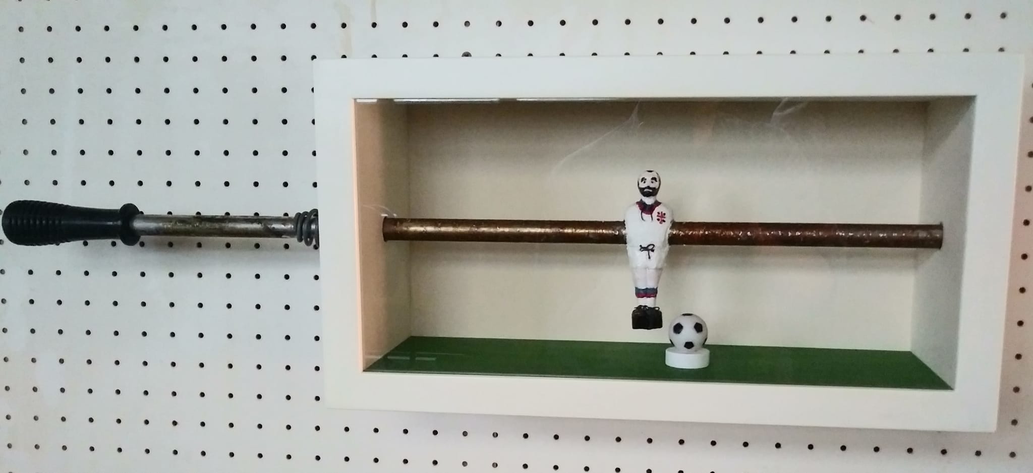 Cornice teca calcio balilla